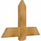 Ekena Millwork Eugene Rough Sawn Timber Gable Bracket, Western Red Cedar, 36"W x 24"H x 2"D x 6"F, 16/12 Pitch GBW036X24X0206EUG00RWR - alternate 2